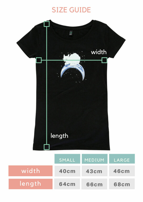 Cat on the moon stretch [women] - Image 4