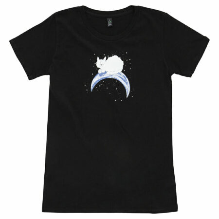Cat on the moon Classic Women's Jersey T-shirt