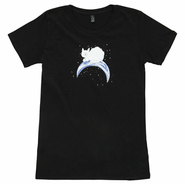 Cat on the moon Classic Women's Jersey T-shirt