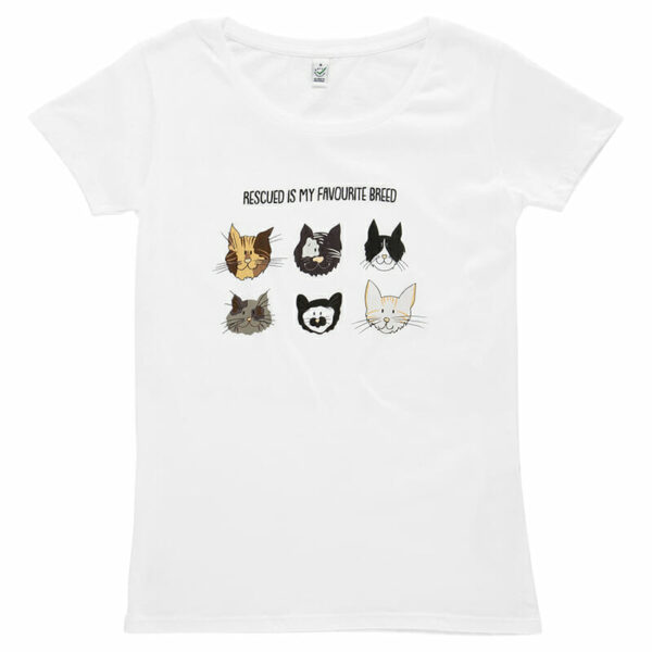 Rescue Cats Women's Stretch T-shirts