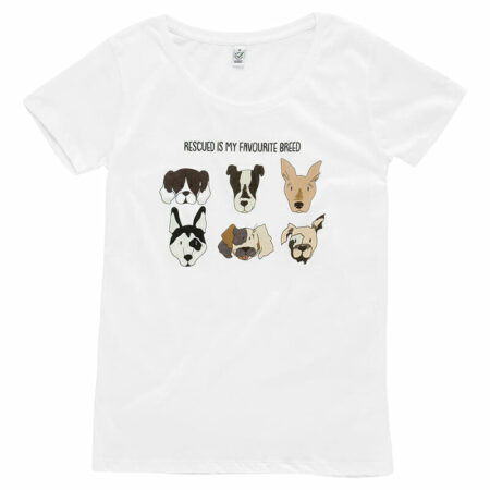 Rescue Dogs Women's Wide Neck T-shirt