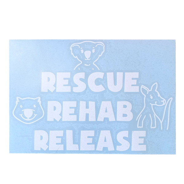 Rescue Rehab Release Car Decal