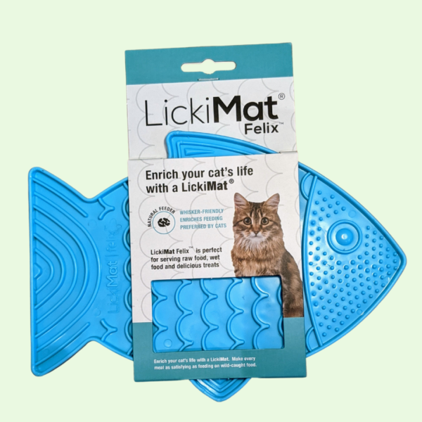 LickiMat® Felix™ blue lick mat