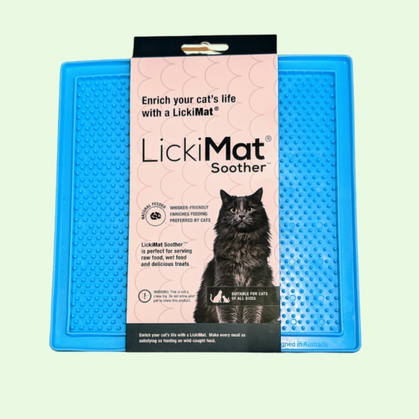LickiMat® Soother™ blue lick mat
