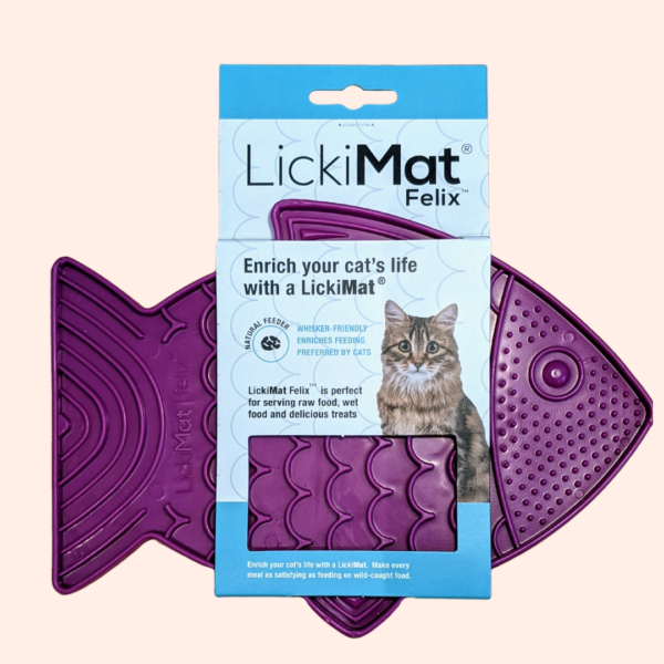 LickiMat® Felix™ purple lick mat