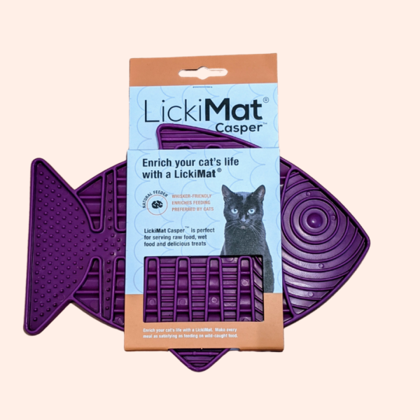 LickiMat® Casper™ purple lick mat