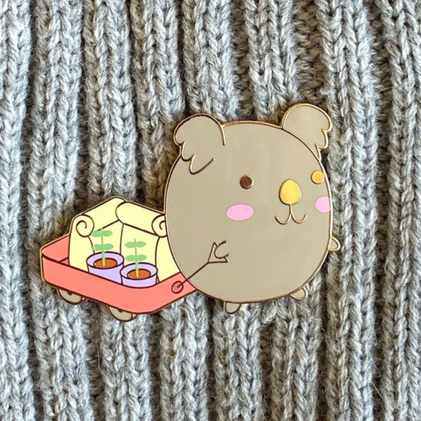 Farmers market koala - Enamel Pin - Image 3