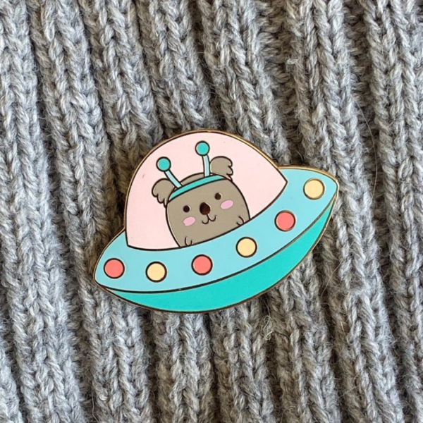 Space koala - Enamel Pin - Image 2
