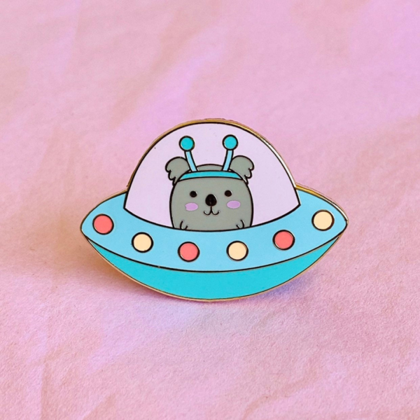 Space koala - Enamel Pin - Image 3